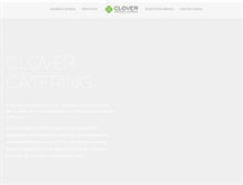 Tablet Screenshot of clovercatering.com.ar